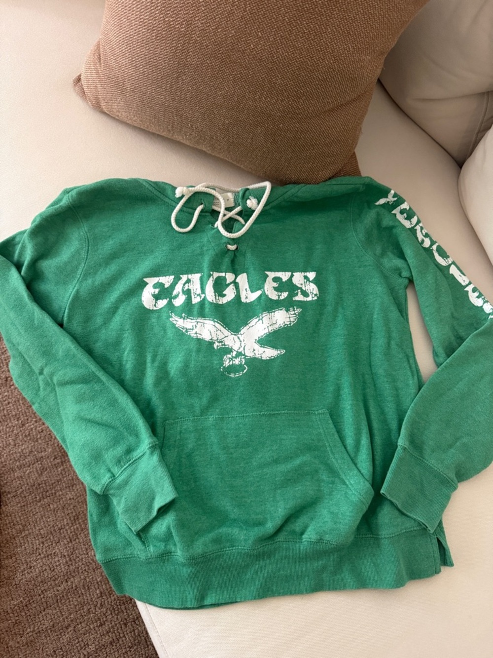 Green Eagles Graphic Hoodie Sweatshirt